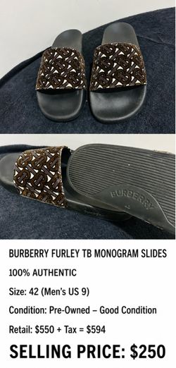 100% Authentic Burberry Slides