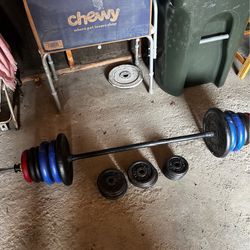 Workout Weight Bar With Weights