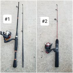 Fishing Pole With Reel  - 2 Available See Details Below 