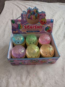 Glitter dumplings, squishy toy