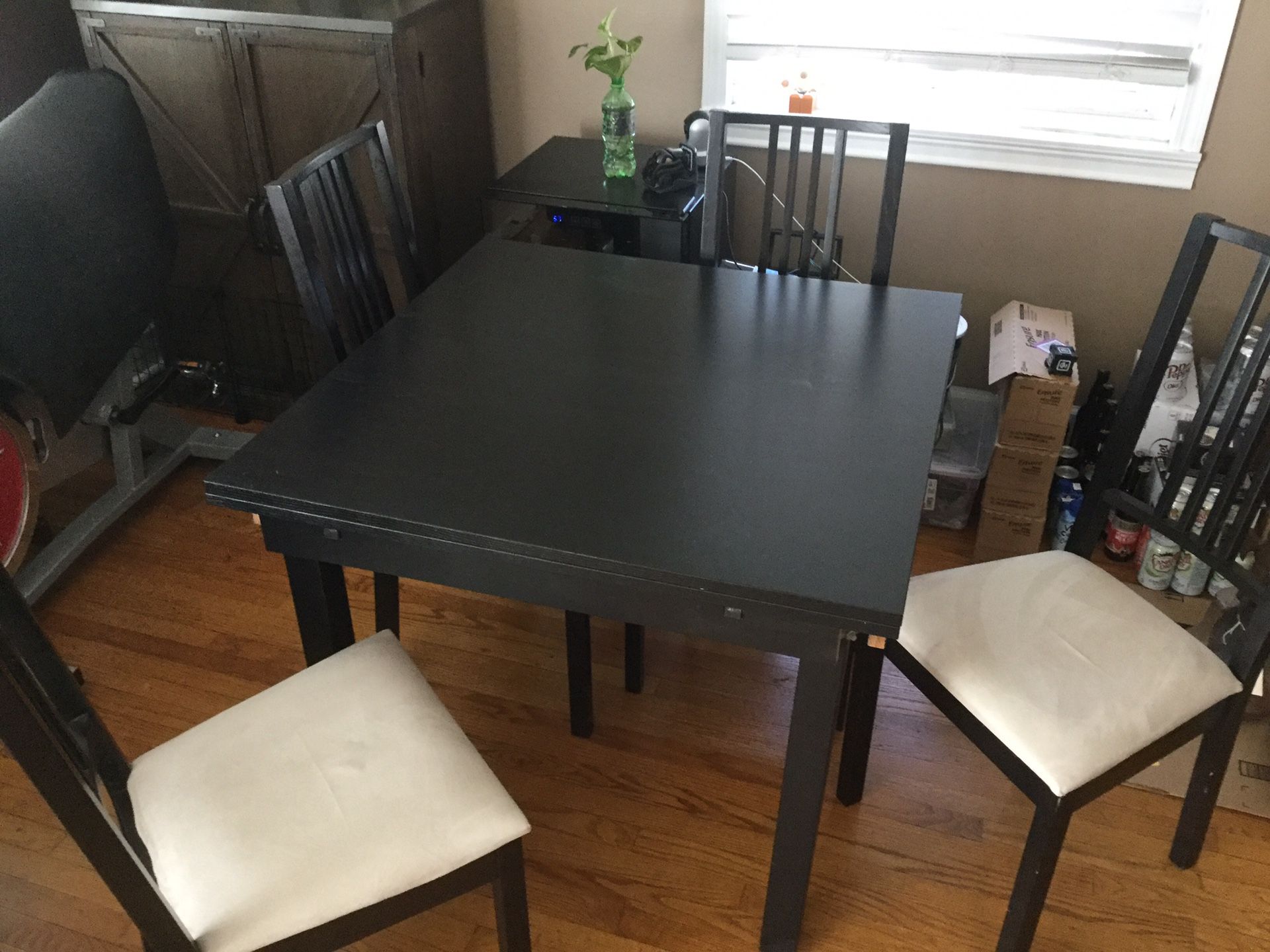 IKEA Bjursta Extendable Dining Table and 4 Chairs $150