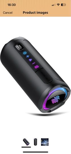 Portable Bluetooth Speaker with RGB Lights