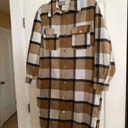 Women Dress Plaid Design Medium Size  