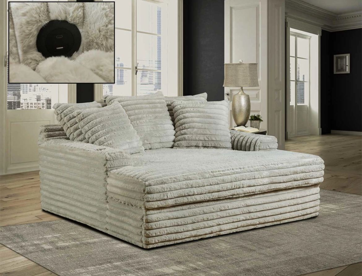 NEW Snuggle Fog Double Chaise