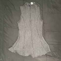 Grey cotton tank top #minimalist