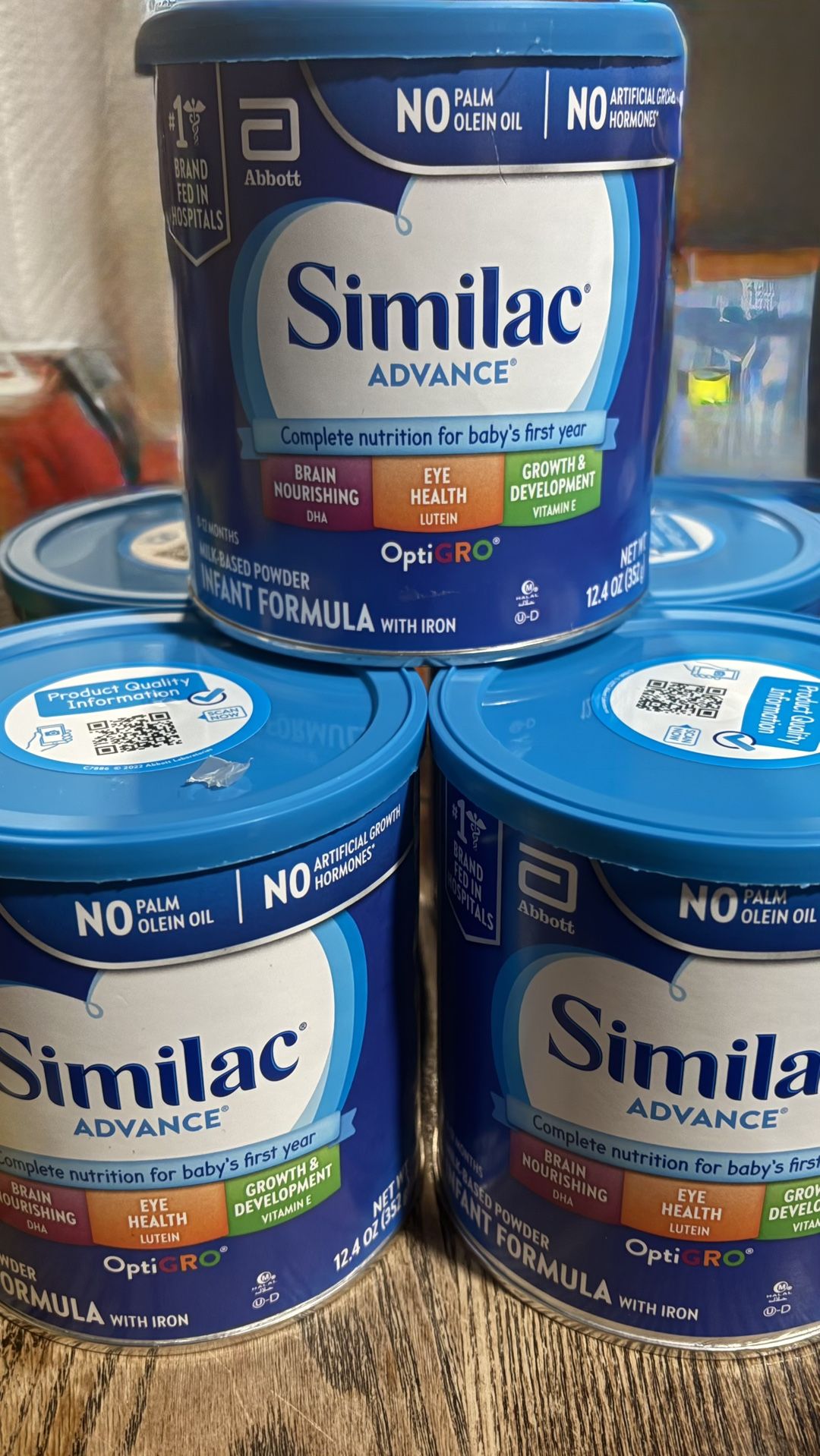 BLUE SIMILAC  ADVANCE  BABY FORMULA