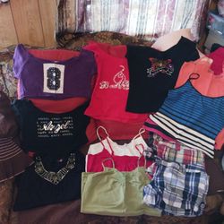 Blouses And Shorts All For $50