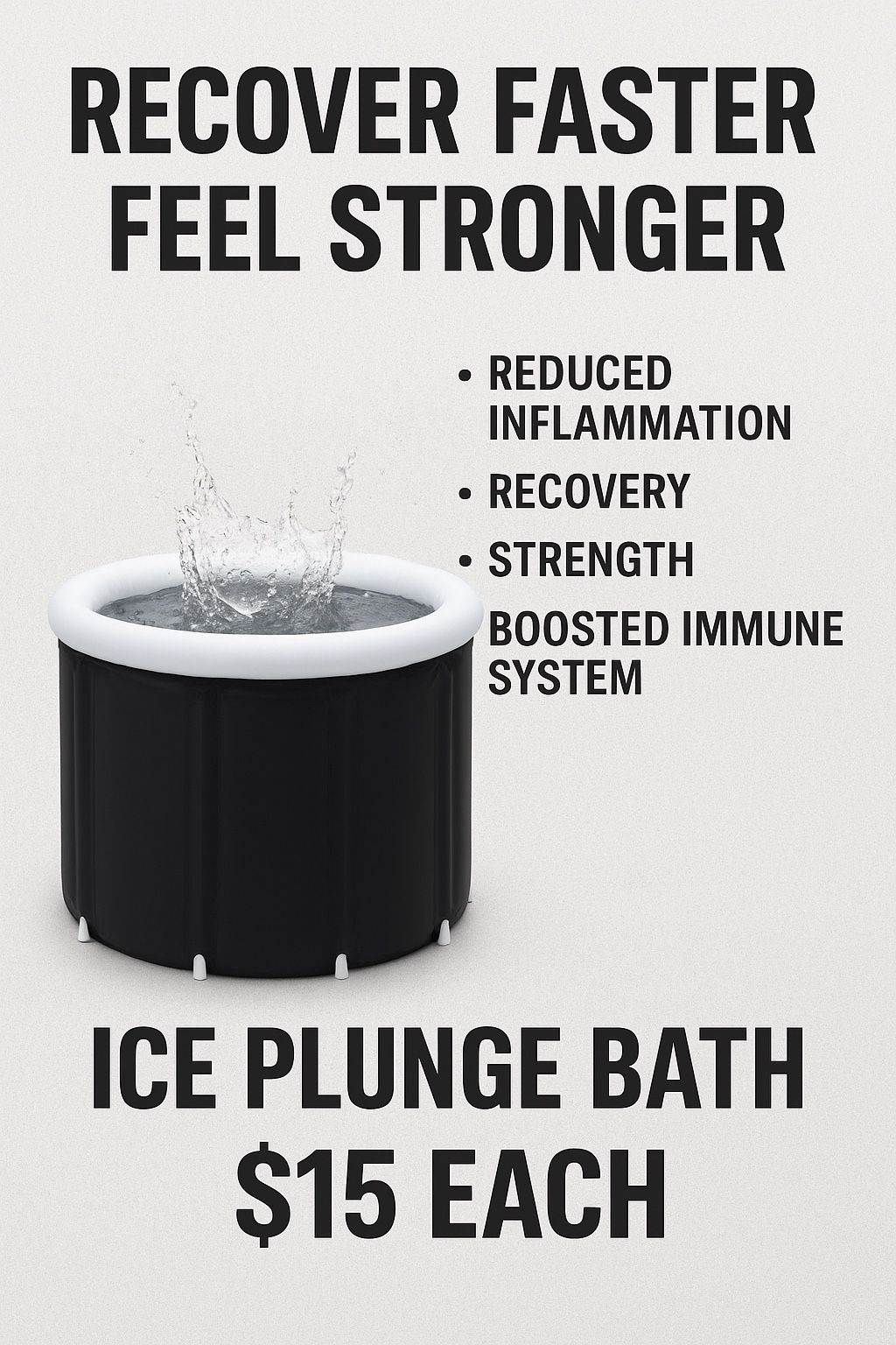Ice π§ Plunge Therapy Tubs