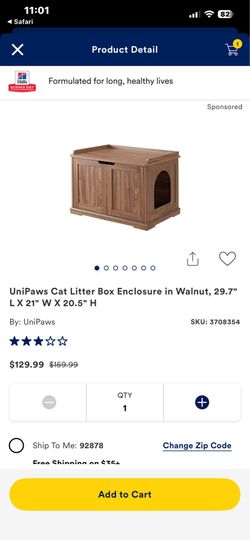 Litter box enclosure