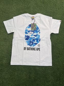 Bathing Ape Tee Cyan Monkey Sizes S,M,L