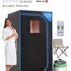 Portable Steam Home Sauna (All Pieces Excluding Remote)