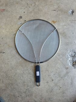 Splatter screen for frying pan,  $10