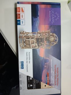 UGEARS model sky watcher. Tourbillon Table Clock.