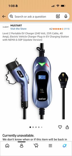 Mustart car charger