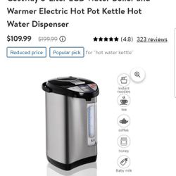 Electric hot Water Dispenser Kettle (Firm On Price)(no Lower Price)