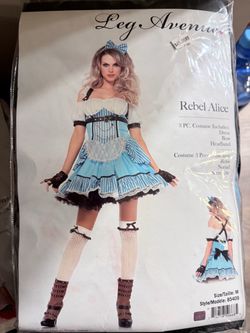 Rebel Alice Costume New Medium