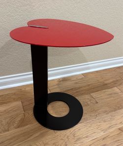 Modern Heart-Shaped Side Table by Pezzani (Italy)