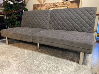Dark Grey Split Fold Down Sleeper Sofa