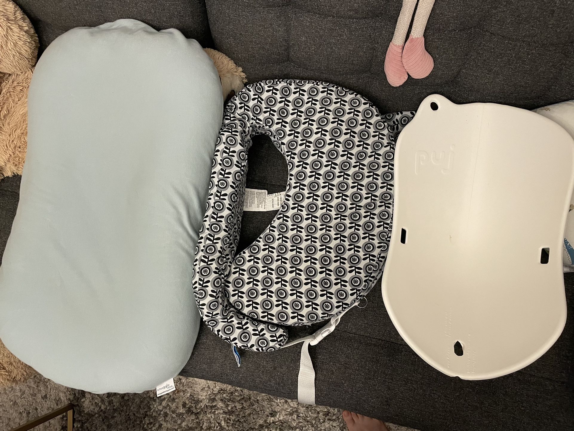 Snuggle Me Infant Lounger My Brest Friend Pillow 