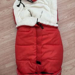 Universal Winter Stroller Footmuff,Waterproof Toddler Travel Gear Sleeping Bag, Anti-Slip,Length Extendable,Multifunction Use Bunting Bag for 6-36M,Re