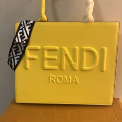 Beautiful Fendi Hand Bags In Different Colors.