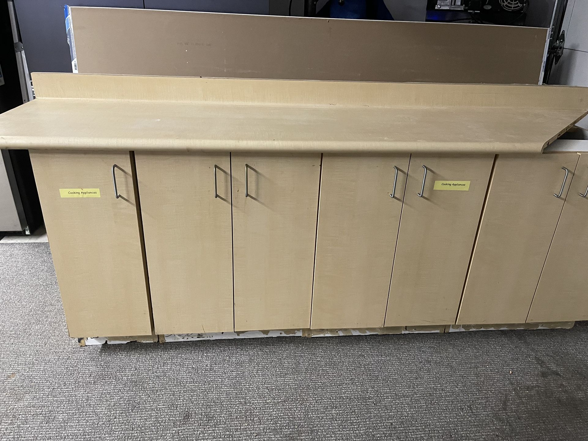 Set Of Plastic Laminate Cabinets For Sale!!