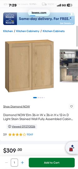 Brand new kitchen cabinet