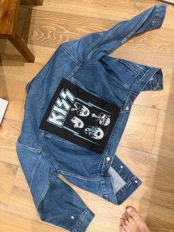 Kiss Band Battle Jean Rocker Jacket Medium Levi Denim