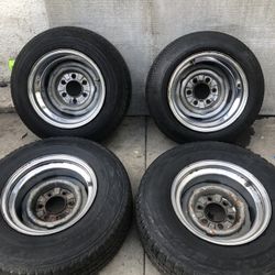 15” Wheels 6x5.5 Chevy Gmc Apache 3100 Suburban Panel Truck Projects 6lug Capa Parts