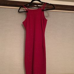 Red Sparkly Dress 