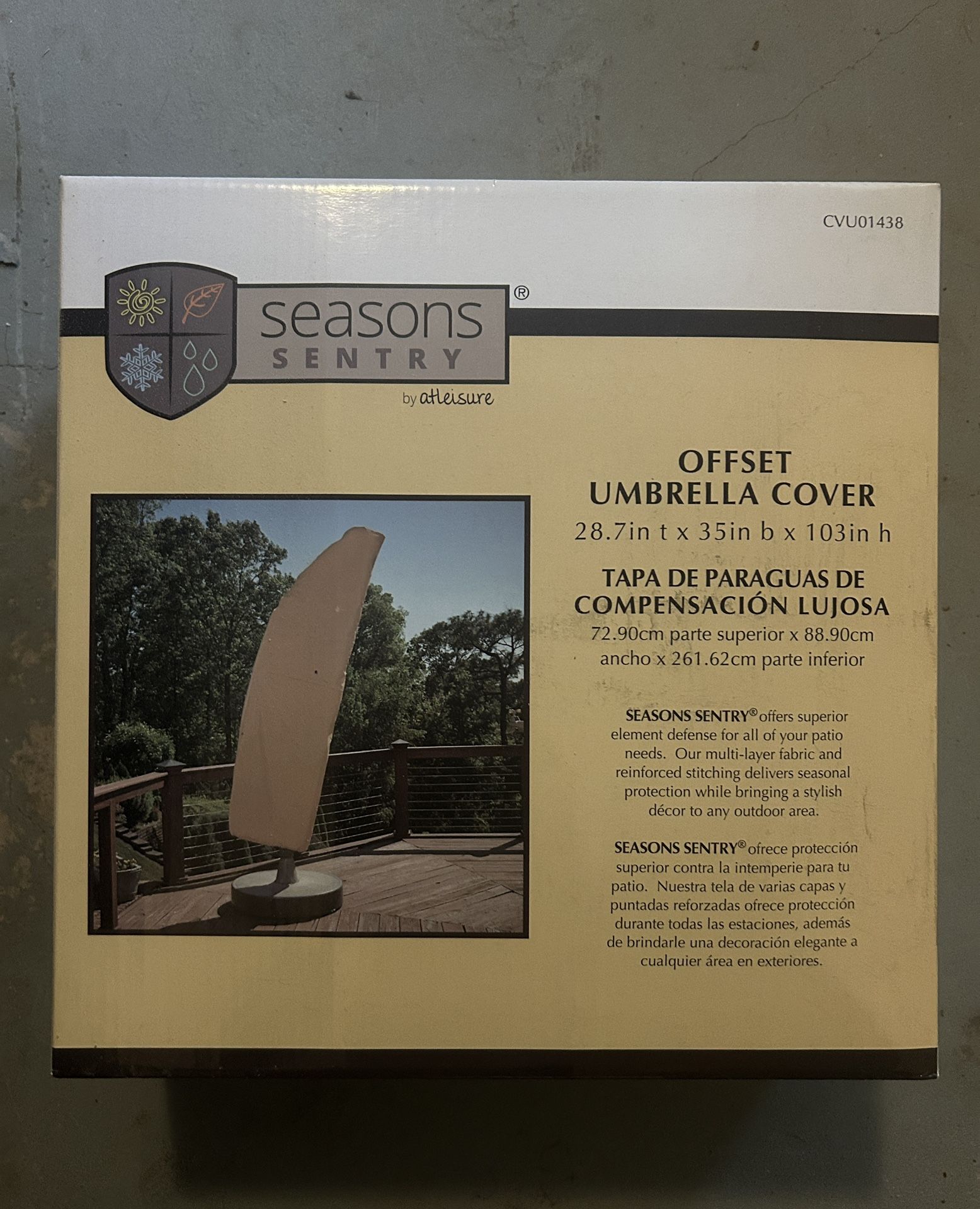 Seasons Sentry Offset Umbrella Cover