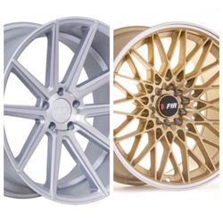 F1R 18" Wheels 5x114 5x100 5x120 ( only 50 down payment/ no CREDIT CHECK)