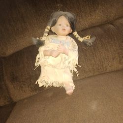 5 Different Porcelain Indian Doll From The 1990s