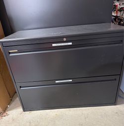 Two drawer file cabinet