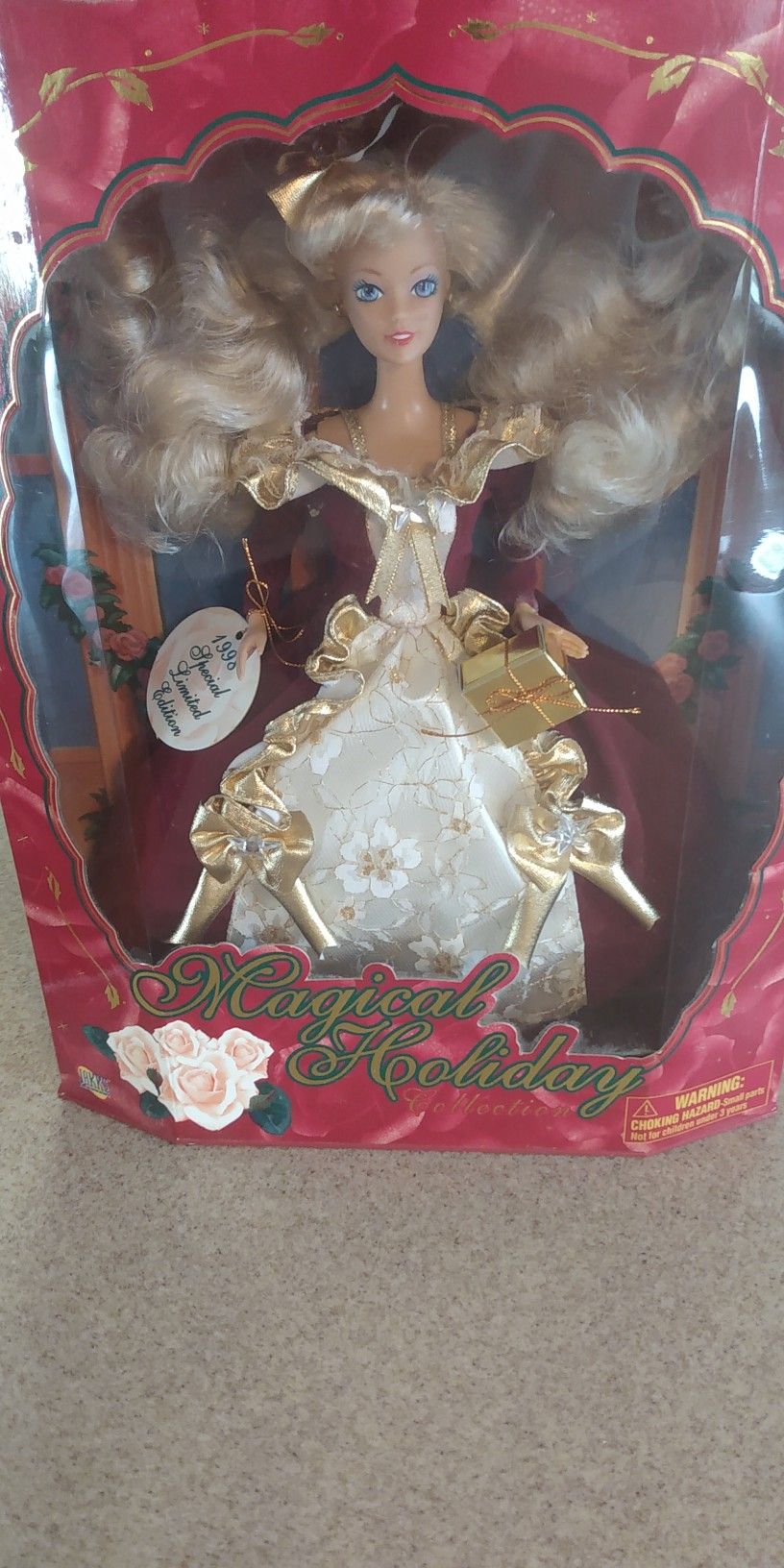 1998 Magical Holiday Collection Barbie, Special Limited Edition Barbie. Unopened.