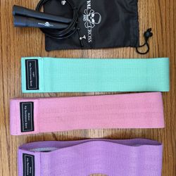 Exercise Bands And Speed Rope