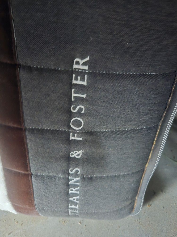 Stearns & Foster Mattress With Box Springs