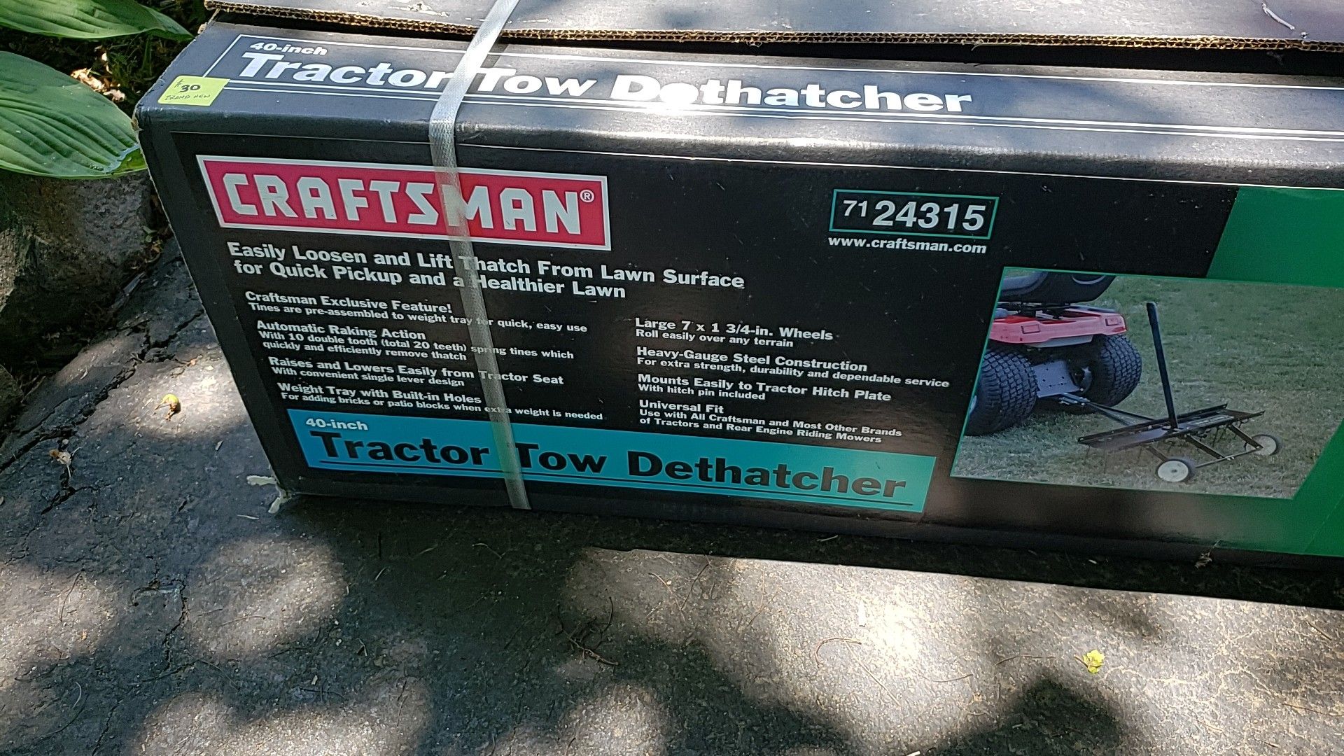 Craftsman Tractor Tow Dethatcher