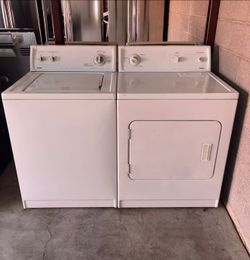 White Kenmore Washer And Electric Dryer Matching Set