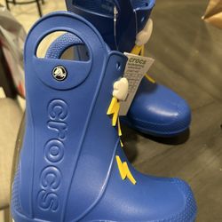 Crocs Handle It Lightening Bolt Rain Boots