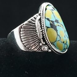 Unisex Turquoise Ring Size 7, 9