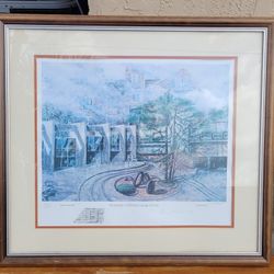 University of Florida College of Law Signed Framed Print