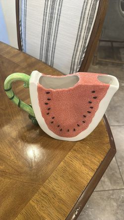 Watermelon beverage pitcher