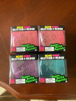 Schylling NeeDoh Nice Cube Glitter & Glow