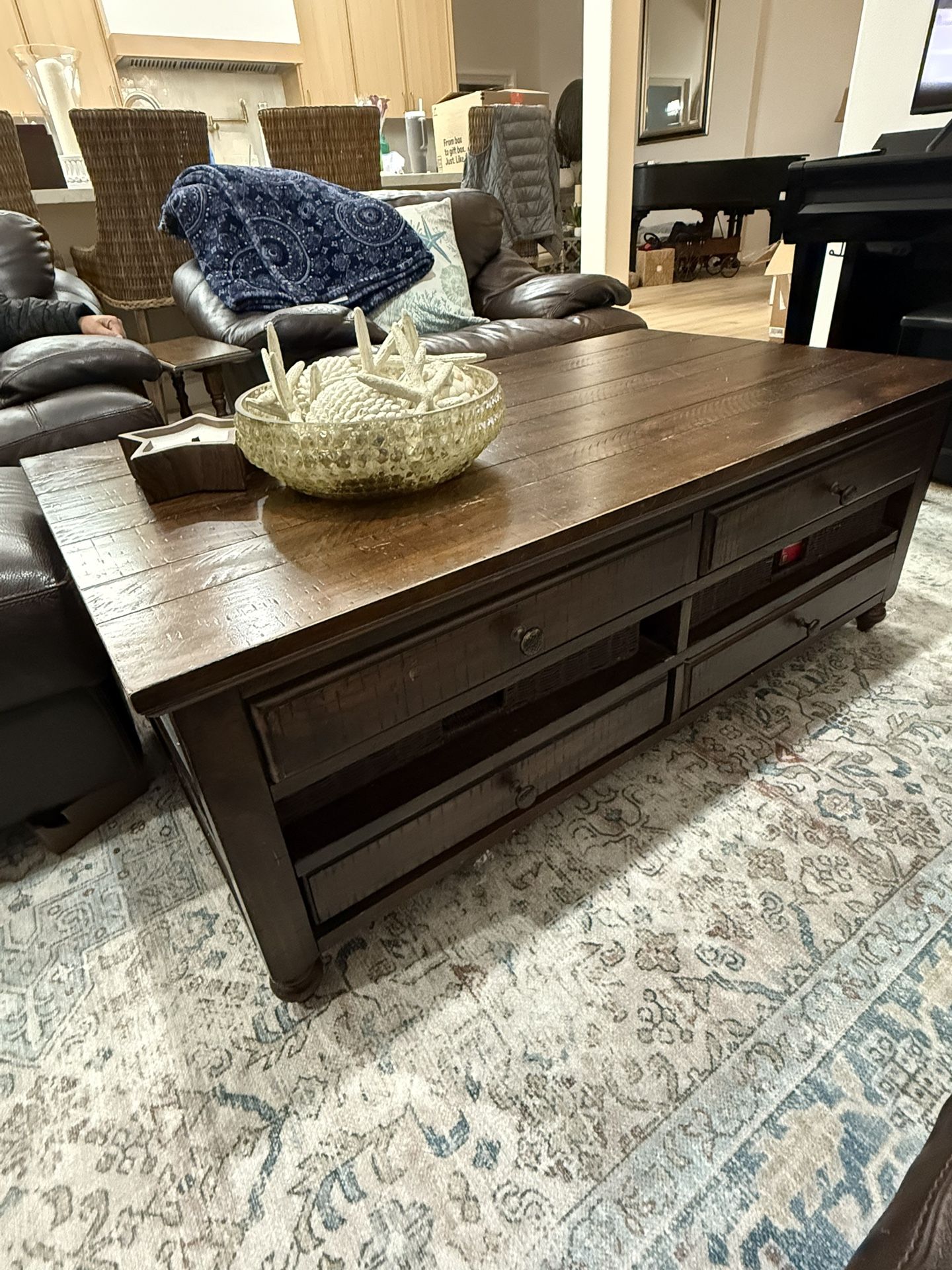 3 Piece Coffee Table And 2 End Tables 