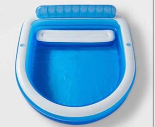 Family Pool with Bench  Blue