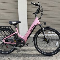 MEELOD CT100 City Cruiser 900 Watt Peak Electric Bike 60 Miles Range 