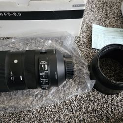 Sigma 100-400mm Lens For Nikon Like New
