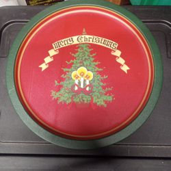 Vintage Christmas Platter