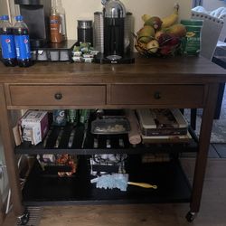Coffee Bar On Wheels INCLUDES BASKETS